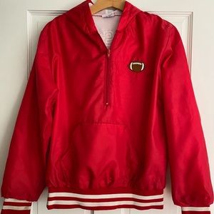 **3 for $20!!** Vintage Bristol Bulldogs Football Cheerleader Red Pullover Small